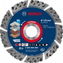 Disc diamantat Bosch Expert universal 125 x 22,23 x 2,2 x 12 mm