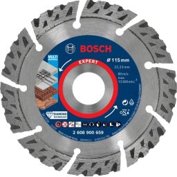 Disc de taiere diamantat EXPERT MultiMaterial 115 x 22,23 x 2,2 x 12 mm