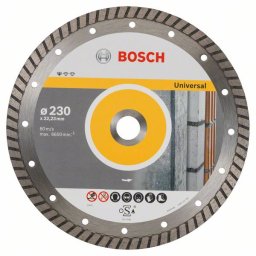 Disc diamantat Bosch Standard Universal Turbo 230 x 22,23 x 2,5 x 10 mm