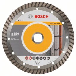 Disc diamantat Bosch Standard Universal Turbo 180 x 22,23 x 2,5 x 10 mm