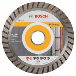 Disc diamantat Bosch Standard Universal Turbo 125 x 22,23 x 2 x 10 mm