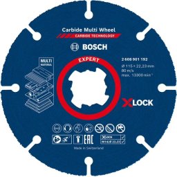 Disc de taiere X-LOCK EXPERT Carbide Multi Wheel, 115 mm, 22,23 mm
