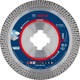 Disc de taiere diamantat EXPERT ceramica dura X-LOCK, 115 x 22,23 x 1,4 x 10 mm
