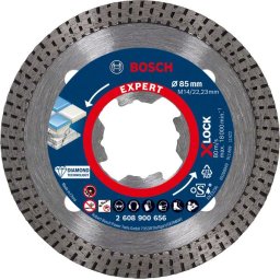 Disc de taiere diamantat EXPERT ceramica dura X-LOCK, 85 x 22,23 x 1,6 x 7 mm