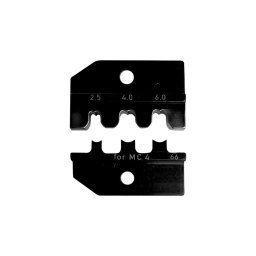 Matrita sertizare KNIPEX pentru conectori fotovoltaici MC4 E i MC4 Evo 2, 2,5 4 6 mm ², fabricata A n Germania 97 49 66