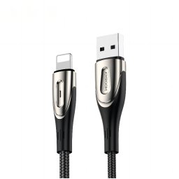 Sharp Series Fast Charging Cable USB-A - Lightning 3A 1.2m Black (S-M411)