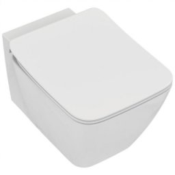 Set vas wc suspendat Ideal Standard Strada II AquaBlade cu capac soft close slim,alb