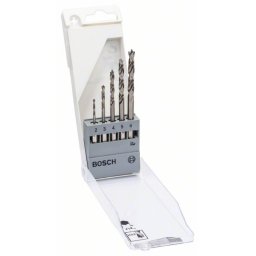 Set de 5 burghie Bosch pentru lemn cu tija hexagonala 2 - 6 mm