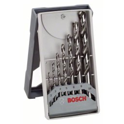 Set de 7 burghie Bosch pentru metal Mini-X-Line HSS-G, 135°, 2 - 10 mm