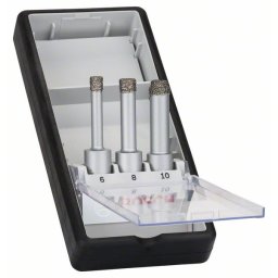 Set Robust Line burghie diamantate Bosch pentru gaurire uscata