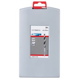 Burghie elicoidale 1-13 mm 25 bucati Bosch HSS PointTeQ ProBox