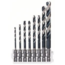 Pachet de burghie HSS Impact Control 2,5 - 8,5 mm, 8 bucati