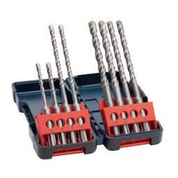 Set de 8 burghie Bosch SDS plus-3, Tough Box, 5 - 10 mm