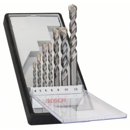 Set de 7 burghie pentru beton Robust Line CYL-3, 4 - 12 mm