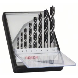 Set de 8 burghie cu cap asimetric Robust Line, 3 - 10 mm