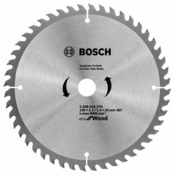 Panza fierastrau circular Eco pentru lemn 190x2.2/1.4x20 48T