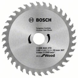 Panza fierastrau circular Eco pentru lemn 130x1.8/1.1x20 36T
