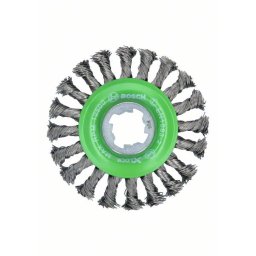 Perie-disc de sarma X-LOCK sarma cu noduri 115 otel inoxidabil