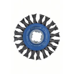 Perie-disc de sarma cu noduri X-LOCK 115 otel