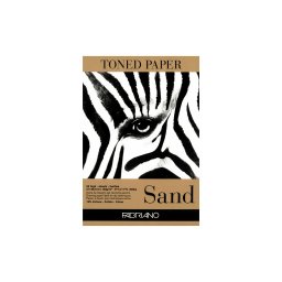 Bloc desen Toned Paper Sand, A4, 120g, 50 file, fara spirala, Fabriano