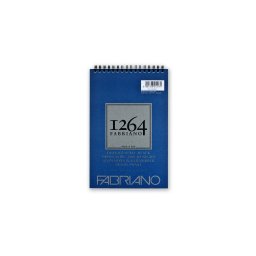 Bloc desen 1264 Black Drawing, A5, 200gr, 20 file, cu spirala, Fabriano
