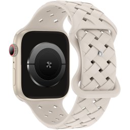 Curea silicon Hoco Flexible Bamboo compatibila cu Apple Watch 1/2/3/4/5/6/SE/7/8, 42/44/45/49mm, Bej