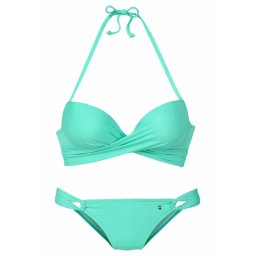 s.Oliver Costum de baie două piese turcoaz