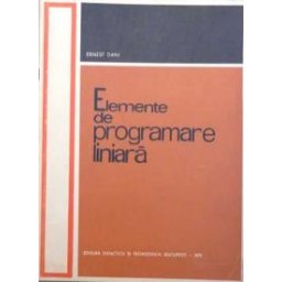 Elemente de programare liniara
