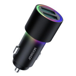 JR-CL10 2x USB 24W Negru