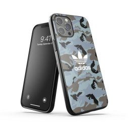 Husa Carcasa adidas OR Camo AOP SS21 iPhone 12 Pro Max Hazy oxid albastru/smarald, 43703