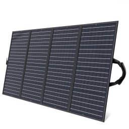 Panou solar fotovoltaic pliabil SC010, 160W, 2x USB / 1x USB tip C si DC, Negru