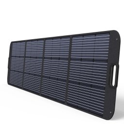 Panou solar fotovoltaic pliabil SC011, 200W, 1 x MC4 2 x USB 1 x USB-C 1 x DC, Negru