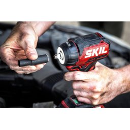 SKIL 3265 CA cheie de impact cu acumulator, compact Brushless cu adaptor hexagonal 3/8" - 1/2", cuplu maxim 250 nm, doar corpul