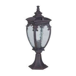 Pitic clasic iluminat exterior Fleur, 1xE27, IP44, H:48,5 cm, bronz