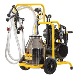 Aparat de muls oi, 2 posturi, 1 bidon inox de 30 litri