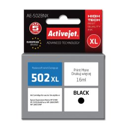 Activejet AE-502BNX ink for Epson printer, Epson 502XL W14010 replacement; Supreme; 16 ml; black