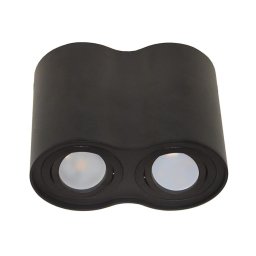 Lampă spot SIROCO 2xGU10/30W/230V negru