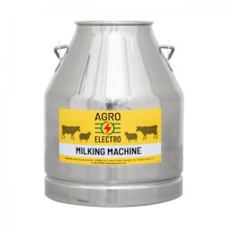 Bidon inox pentru aparat de muls, 25 litri