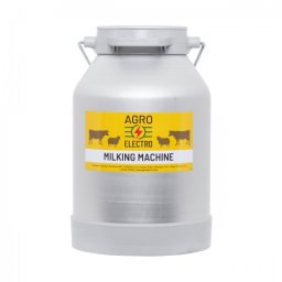 Bidon aluminiu pentru aparat de muls, 25 litri