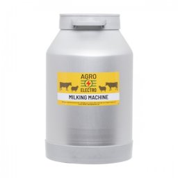 Bidon aluminiu pentru aparat de muls, 40 litri