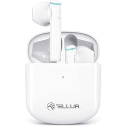 Aura True Wireless, Autonomie 4 ore, Bluetooth 5.0, Alb