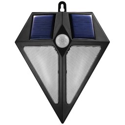 Lampă LED Maclean, solară, de perete, cu senzor de mișcare, 6 LED-uri, 2x solare, MCE168