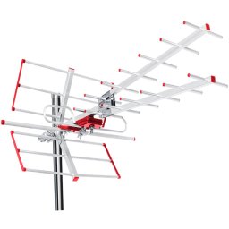 Antenă TV DVB-T/T2 HEVC Maclean, activă, combo extern, filtru Lte, UHF/VHF max 100dBµV, MCTV-855A