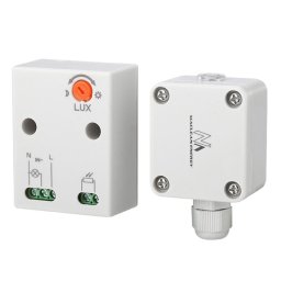 Senzor crepuscular Maclean, cu sonda externa, max 3450W, MCE35