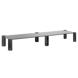 Suport monitor MC-936 dublu , max. 20 kg, sticlă călită, (1029x285x127mm)