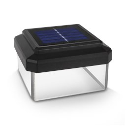 Lampă solară LED pentru un stâlp GreenBlue, 100x100mm, acoperiș plic, GB128
