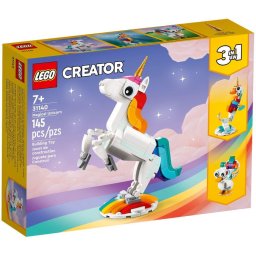 Creator 3 in 1 - Unicorn magic 31140, 145 piese
