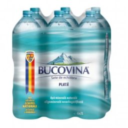 Apa Plata Bucovina 2l, 6 sticle SGR