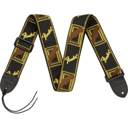 Fender Monogrammed Black/Yellow/Brown