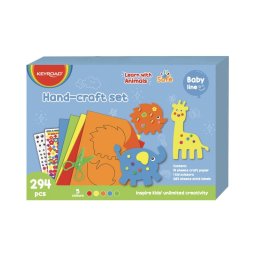 Set creativ, Learn with animals, 296 piese